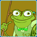 Grandfather Frog in "The Merry Little Breezes Try To Comfort Grandfather Frog"
