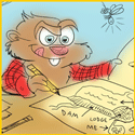 Paddy The Beaver in "Paddy Plans A Pond"