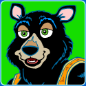 Buster Bear in "Little Joe Otter Gets Even With Buster Bear"
