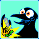 Blacky The Crow in "Blacky Finds Out Who Owns The Eggs"