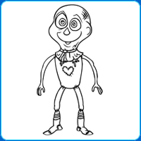 Scaring Droll Drawing game