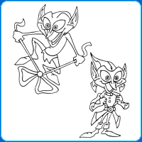Impish Samoht Drawing Game