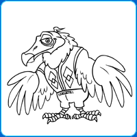 Hawk Drawing Game
