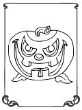 Jack o Lantern Colouring Book