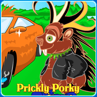 prickly-porky-in-hot-new-ride
