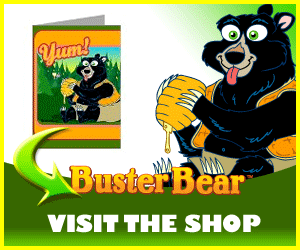 Buster Bear™ brand merchandise on CafePress.ca